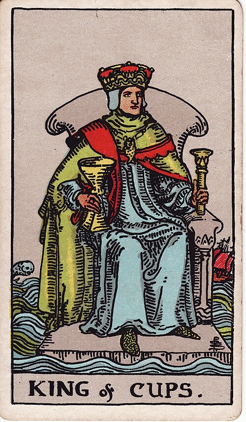 King Of Cups Tarot Card: Upright, Reversed & Spread Meanings — Rider-Waite-Smith tarot card