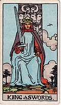 King Of Swords Tarot Card: Upright, Reversed & Spread Meanings — Rider-Waite-Smith tarot card
